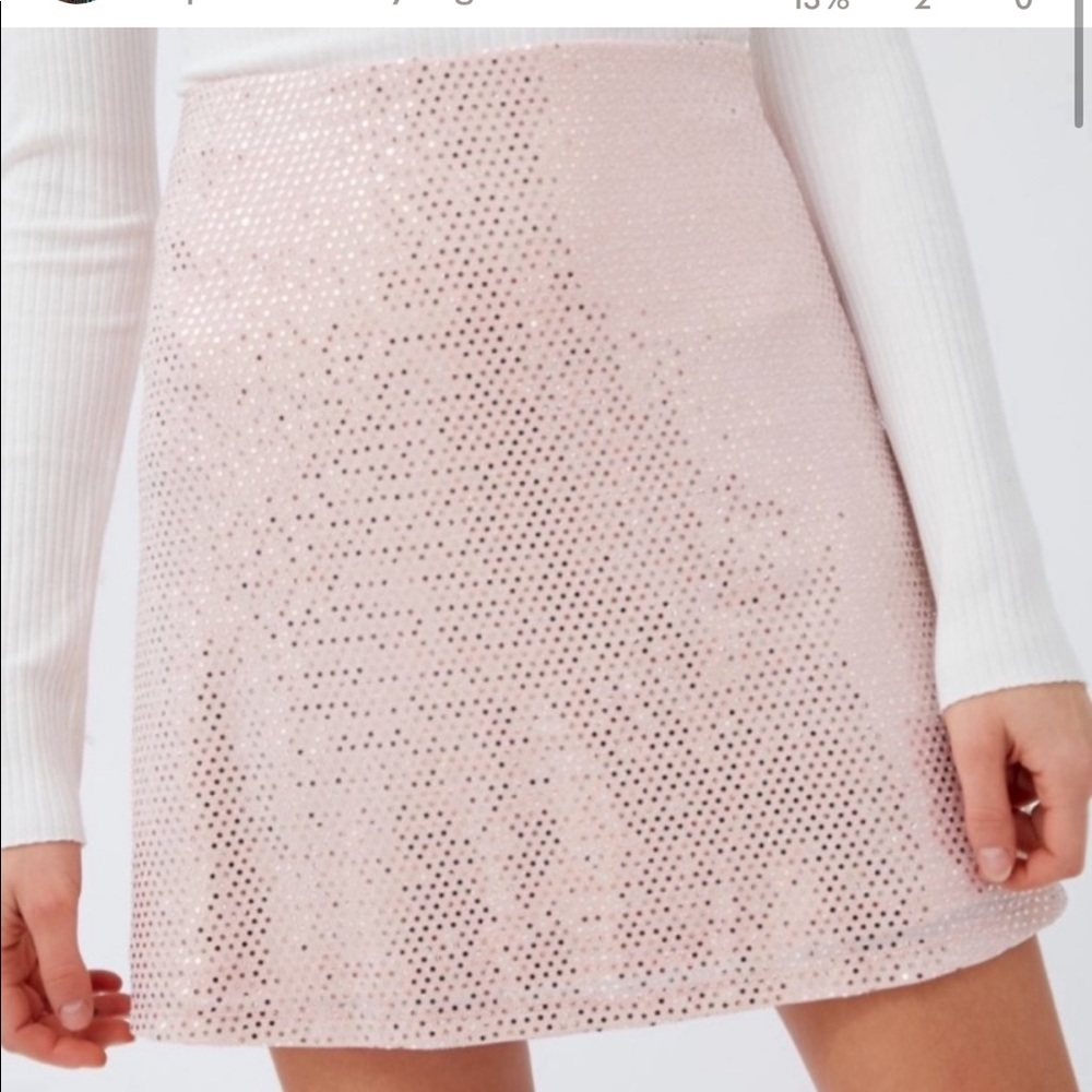 NWT S Urban Outfitters Reese Sparkle Skirt